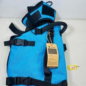 Petnanny Dog Lift Harmess Pet Nanny Shoreline Blue Sz Large